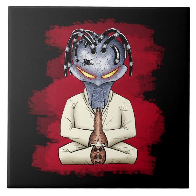 Carreau Tuile en céramique Namaste Predator (Devant)