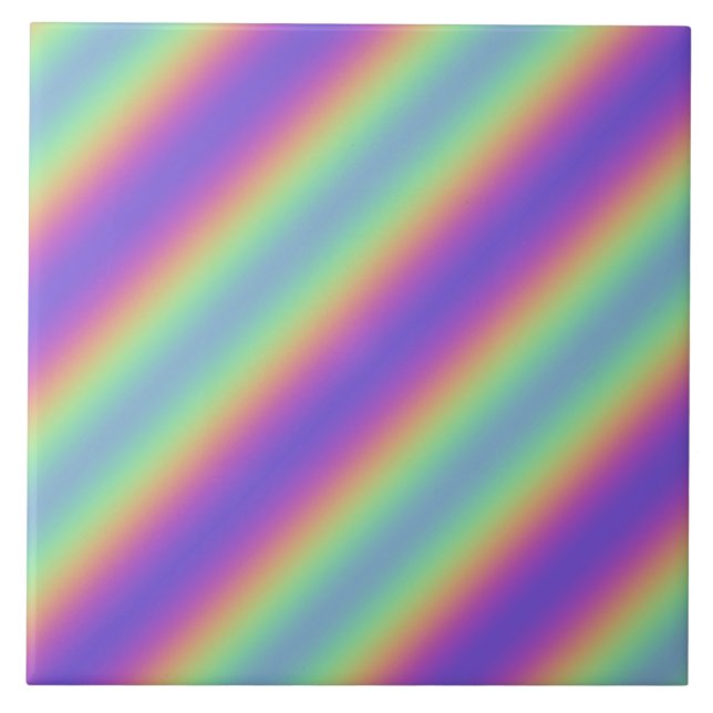 Carreau Tuile en céramique Neon Glow Rainbow (Devant)