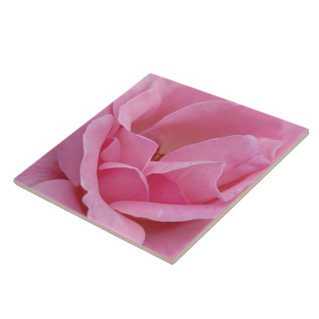Carreau Tuile en céramique rose rose (Côté)