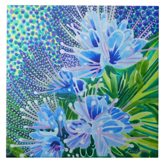 Carreau Tuile en céramique Salvia Bees Bliss (Devant)