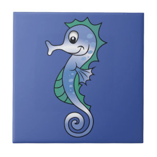 Carreau Tuile en céramique Seahorse