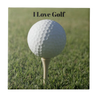 Carreau Tuile en céramique sur le thème du golf