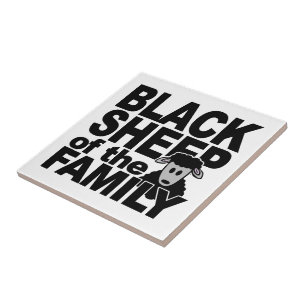 Carreau Tuile en MOUTON NOIR