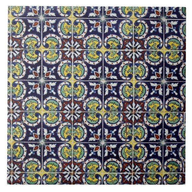 Carreau Tuile espagnole au Mexique (Devant)