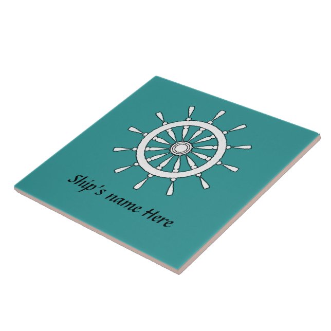 Carreau Tuile - Helm avec nom d'expédition (Côté)