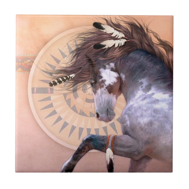 Carreau Tuile indigène d'art de l'esprit I (Devant)