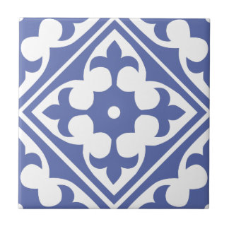 Carreau Tuile marocaine bleue 4