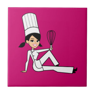 Carreau Tuile mignonne de bande dessinée