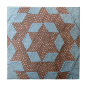 Carreau Tuile - motif d'édredon - château