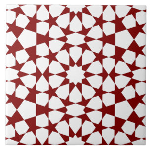 Carreau Tuile motif géométrique islamique