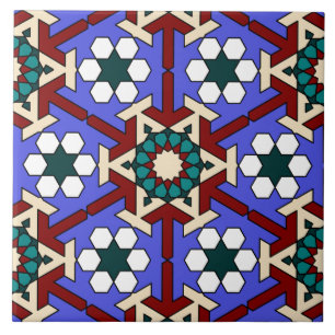 Carreau Tuile motif géométrique islamique