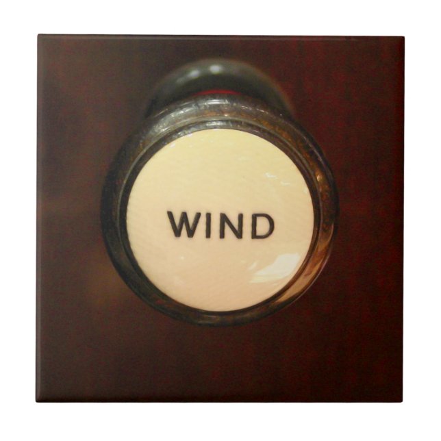 Carreau Tuile ou trépied d'arrêt de vent d'organe (Devant)