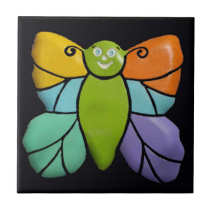 Carreau Tuile papillon