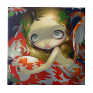 Carreau Tuile "parmi Koi"