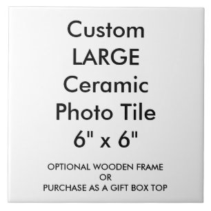 Carreau Tuile photo en céramique de grande taille personna