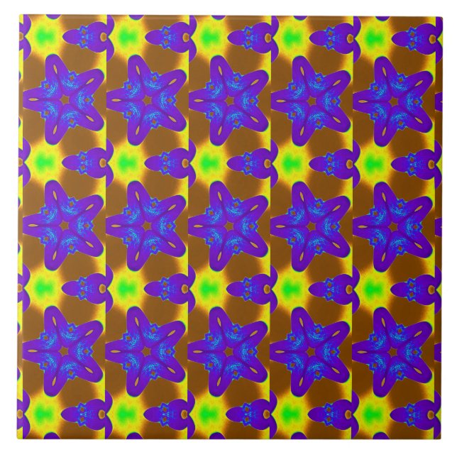 Carreau tuile pourpre (Devant)