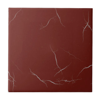 Carreau Tuile rouge foncé de marbre de simulation