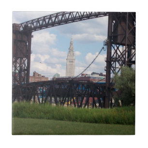 Carreau Tuile terminale de tour de Cleveland (pont)