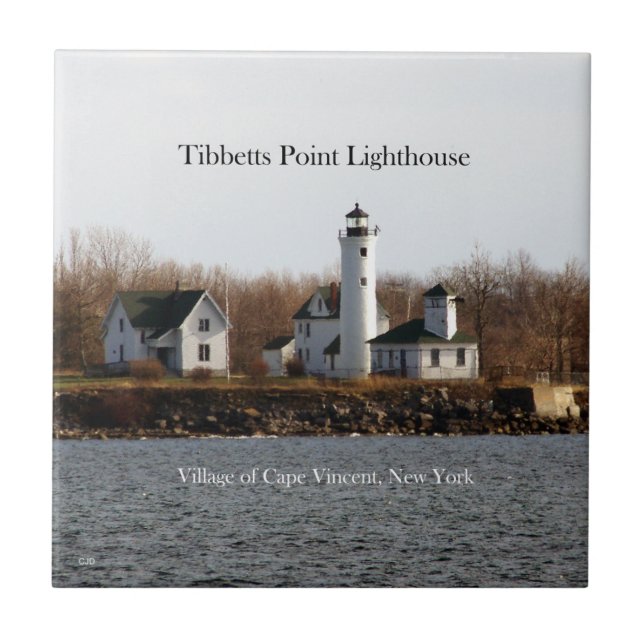 Carreau Tuile Tibbetts Point Lighthouse (Devant)