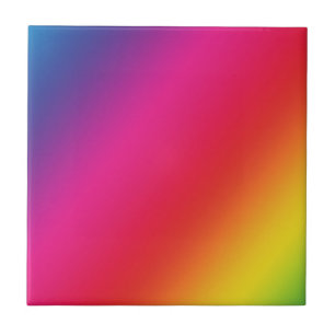 Carreau Tuile/Trivet Arc en ciel