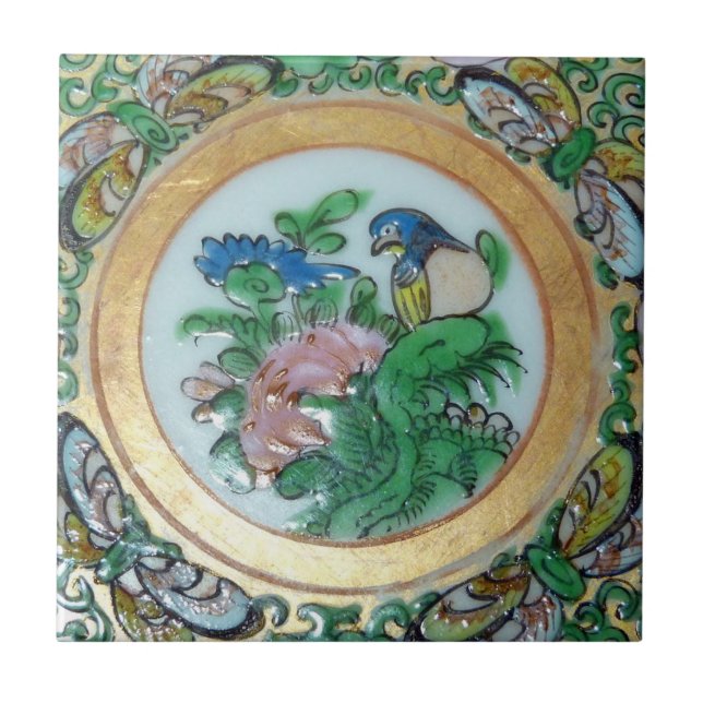 Carreau Tuile vintage orientale de Backsplash de (Devant)