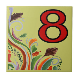 Carreau Tuiles de métro Floral 8 Huit