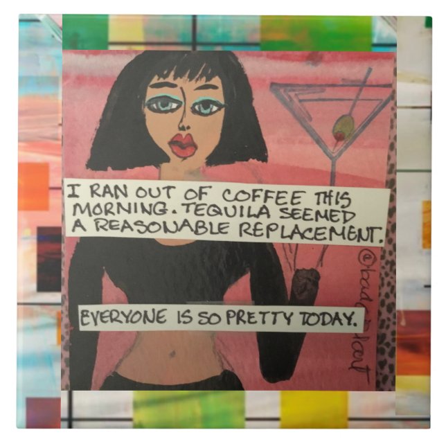 Carreau Tuiles en céramique à parois de tuiles (Devant)