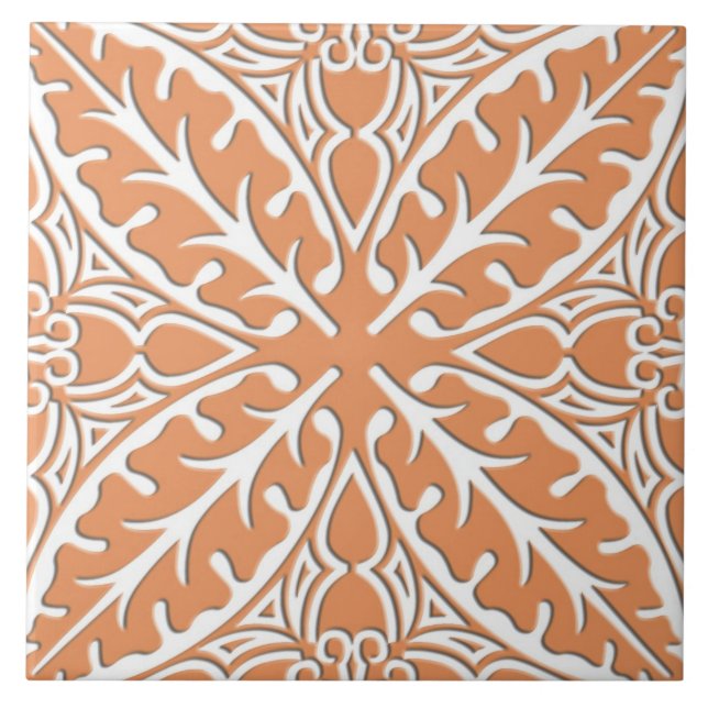 Carreau Tuiles marocaines - rose et blanc de pêche (Devant)