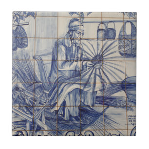 Carreau Tuiles portugaises d'azulejo