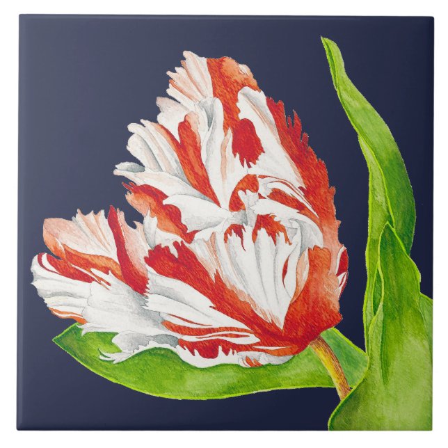 Carreau Tulip Estella Rijnveld sur un carrelage en céramiq (Devant)