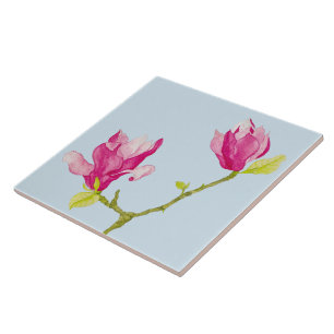 Carreau Tulip Magnolias sur un carrelage en céramique (2)