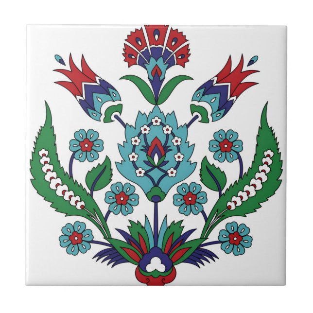 Carreau tulipe couleur (Devant)