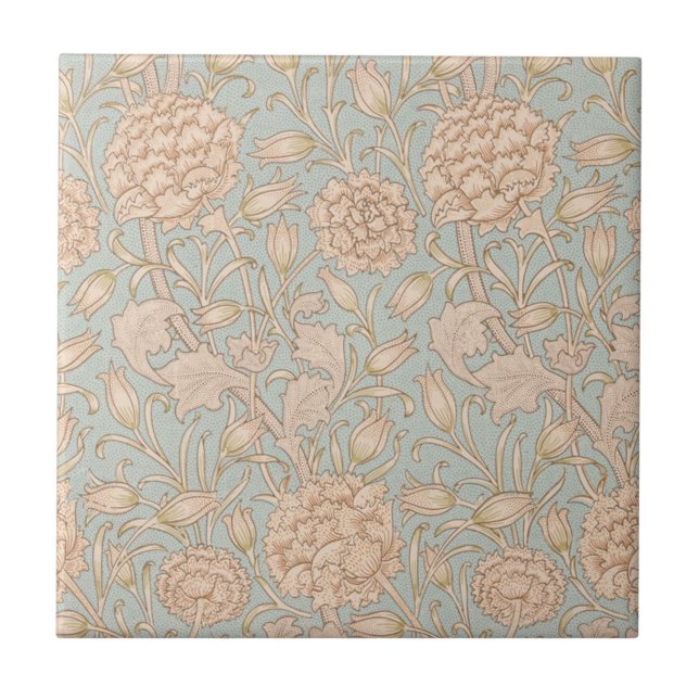 Carreau Tulipe sauvage de William Morris, design floral (Devant)