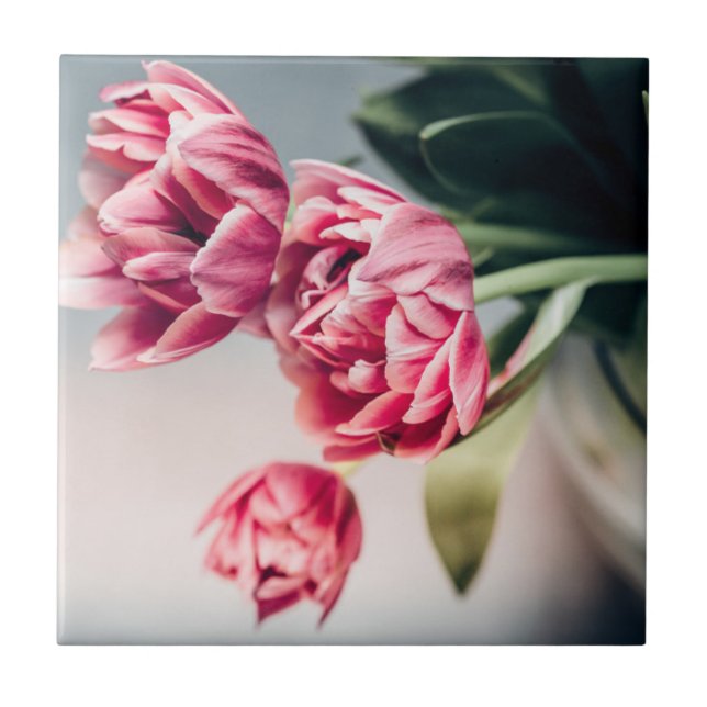 Carreau Tulipes dans un vase (Devant)