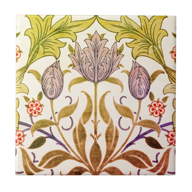 Carreau Tulipes William Morris (Devant)