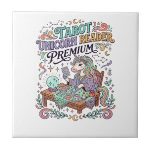 Carreau Tunique de licorne de Tarot de licorne Lecteur Pre