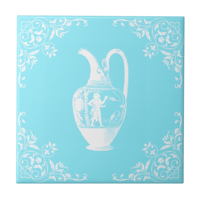 Carreau Turquoise Antique Jar (Devant)