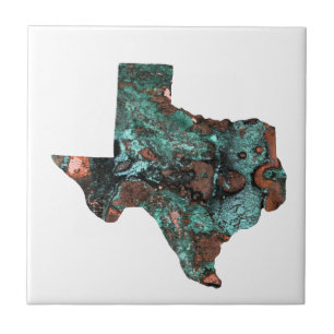 Carreau Turquoise rustique le Texas