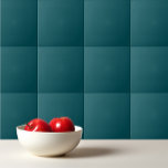 Carreau Turquoise solide et profond<br><div class="desc">Design turquoise et sobre,  couleur solide.</div>