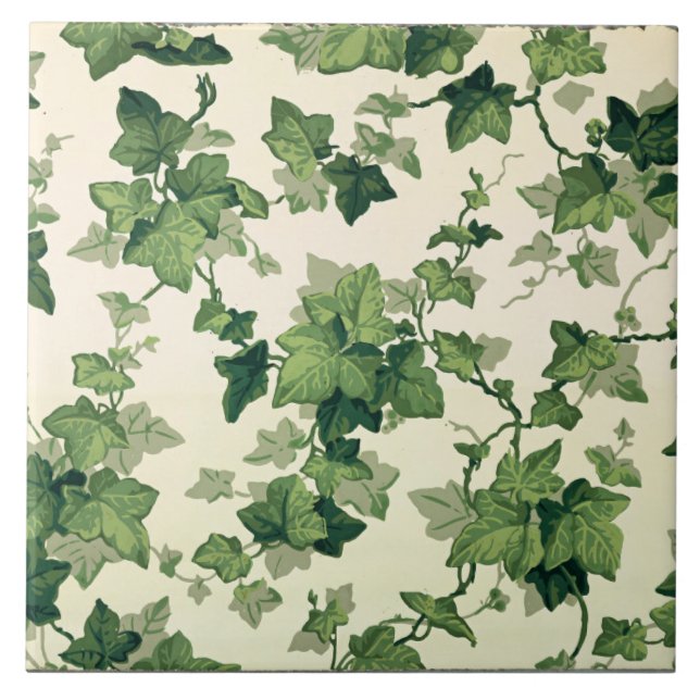 Carreau Twisting Ivy Feuille Motif (Devant)