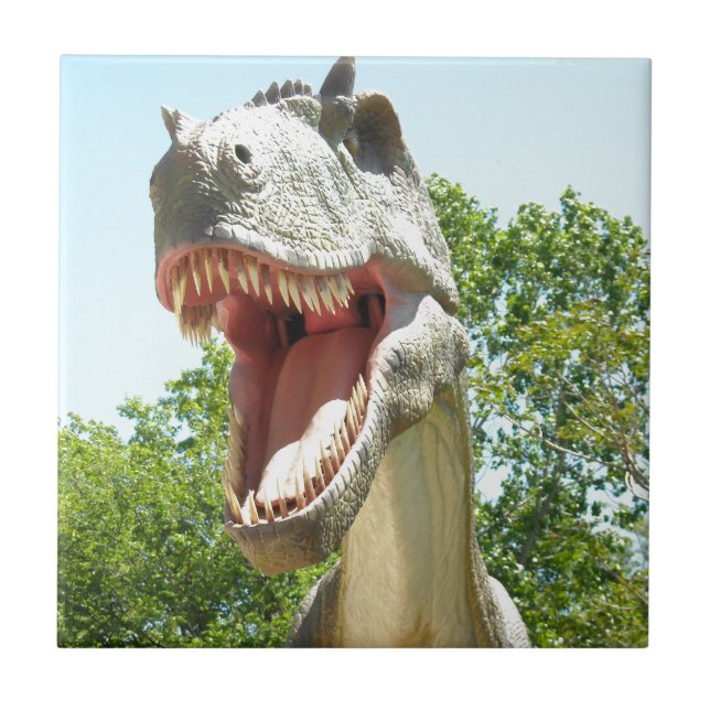 Carreau Tyrannosaurus Rex dinosaure (Devant)