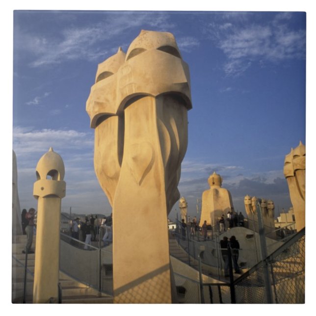 Carreau UE, Espagne, Catalogne, Barcelone. Antonio Gaudi's (Devant)