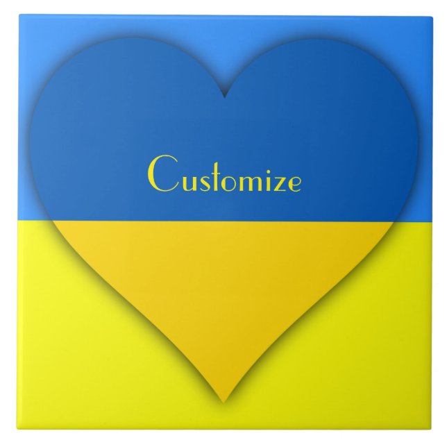 Carreau Ukraine Drapeau bleu jaune Thunder_Cove (Devant)