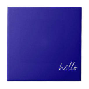 Carreau Ultramarine personnalisée bleu