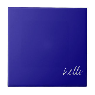 Carreau Ultramarine personnalisée bleu