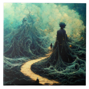 Carreau Un ami de la terre de rêve CG art