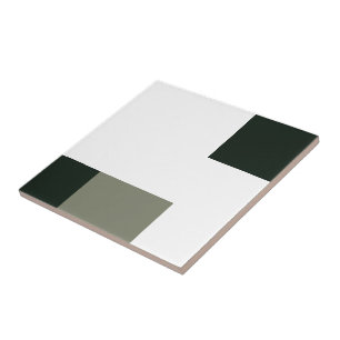 Carreau Un Carré noir, petit (4,25 po x 4,25 po)