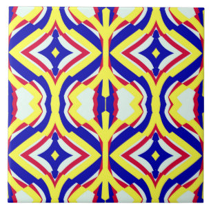 Carreau Un ceram motif classique multicolore moderne et tr