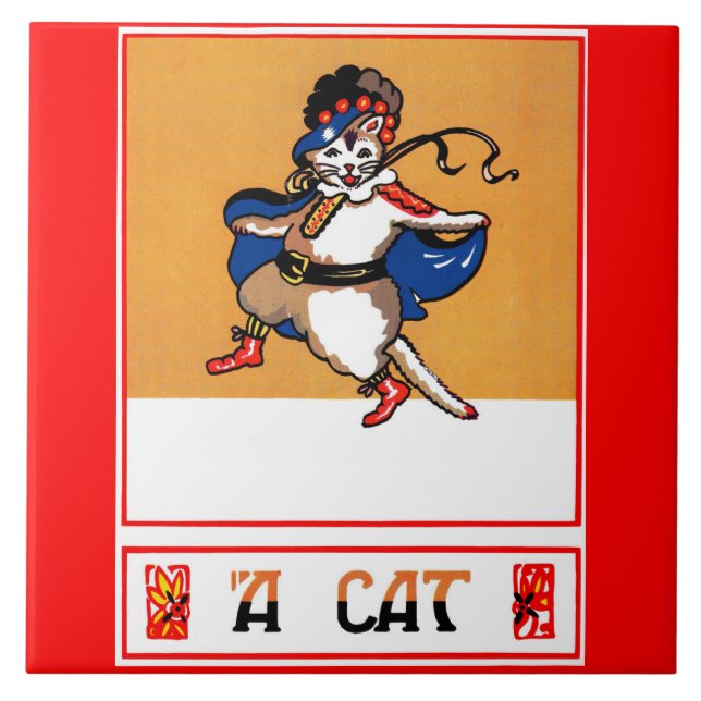Carreau Un chat (Devant)