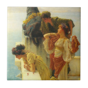 Carreau Un coin avantageux de Sir Lawrence Alma-Tadema